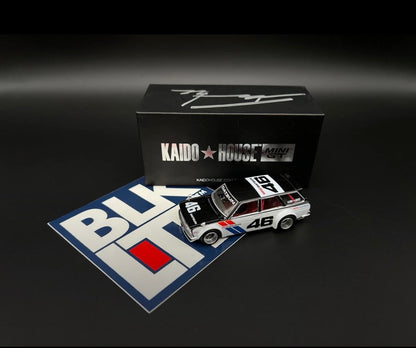 Kaido House 1:64 BLKLTD Datsun KAIDO 510 Wagon BRE With Pin - KHMG028