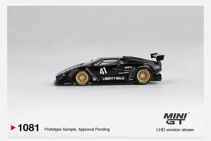 MiniGT 1:64 Lamborghini Countach LB-WORKS Black #1081