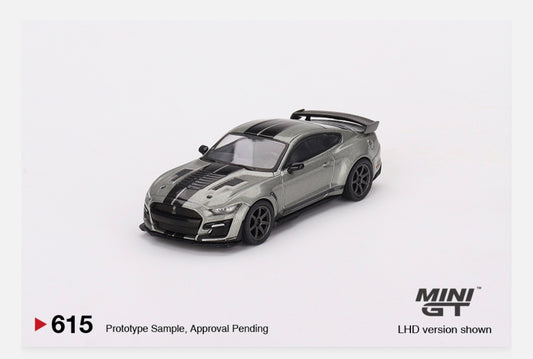 MiniGT 1:64 Shelby GT500 SE Widebody Pepper Gray Metallic – MiJo Exclusive #615