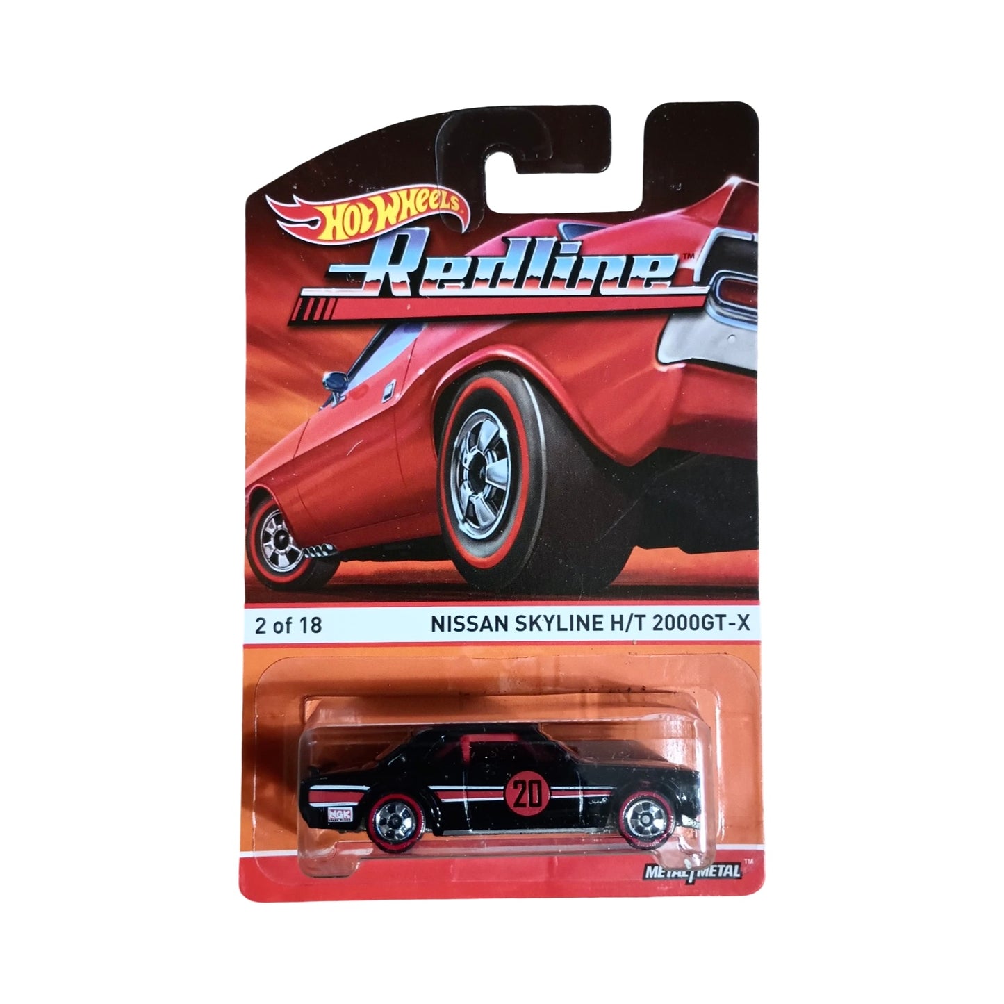 Hot Wheels 1:64 2015 Heritage Redline Nissan Skyline H/T 2000GT-R