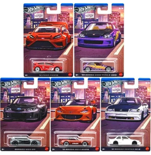 Hot Wheels 1:64 2025 Silver Series - Compact Kings *Set Or Case*