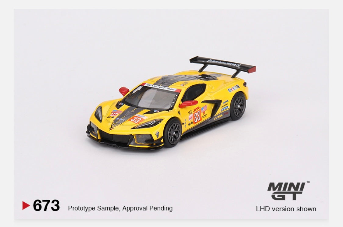 MiniGT 1:64 Corvette Racing C8.R Racing Transporter Set - MGTS0009