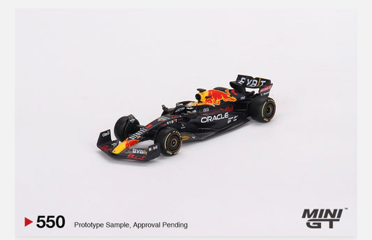 MiniGT 1:64 Oracle Red Bull Racing RB18 #1 Max Verstappen 2022 Monaco Grand Prix 3rd Place - MiJo Exclusive #550