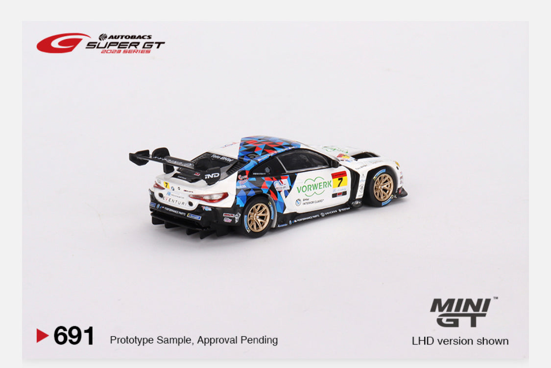 MiniGT 1:64 BMW M4 GT3 #7 Team Studie x CRS 2023 Super GT Series - Japan Exclusive #691