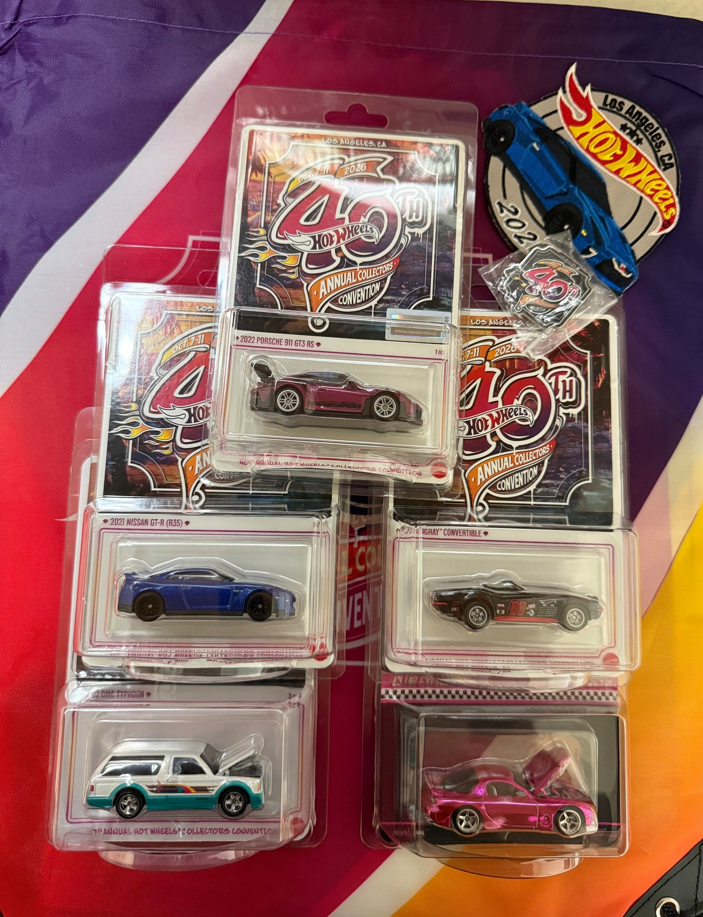 Hot Wheels 1:64 2026 Los Angeles Collectors Convention *SET OF 5*