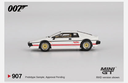 MiniGT 1:64 Lotus Esprit Turbo White "For Your Eyes Only" #907