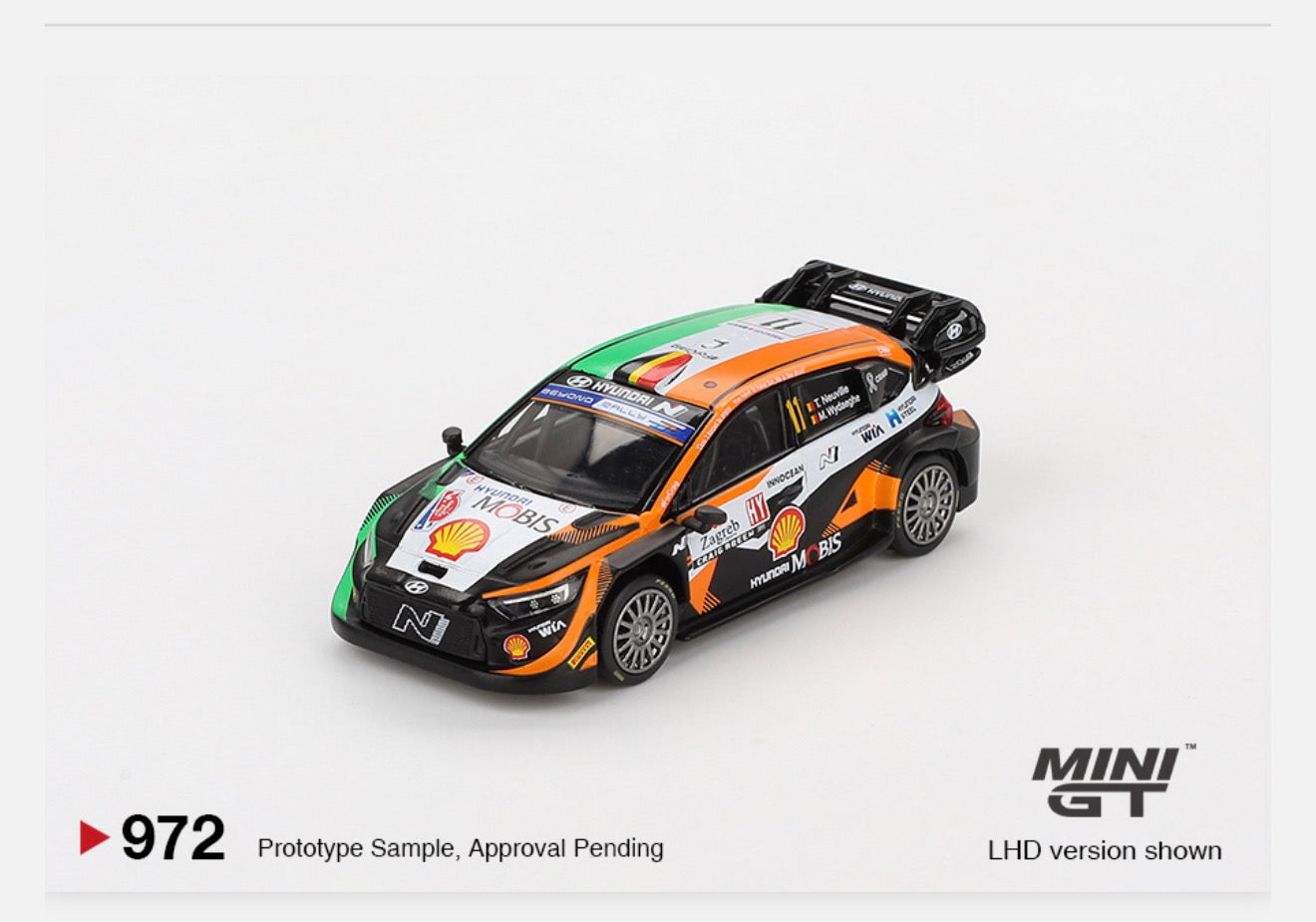MiniGT 1:64 Hyundai i20 N Rally1 #11 2023 Rally Croatia Power Stage Winner #972