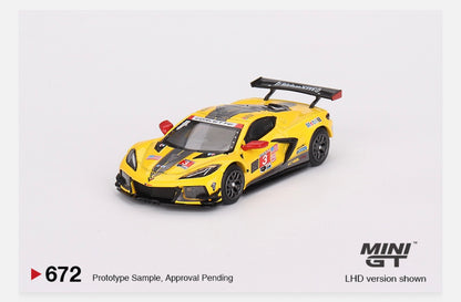 MiniGT 1:64 Corvette Racing C8.R Racing Transporter Set - MGTS0009