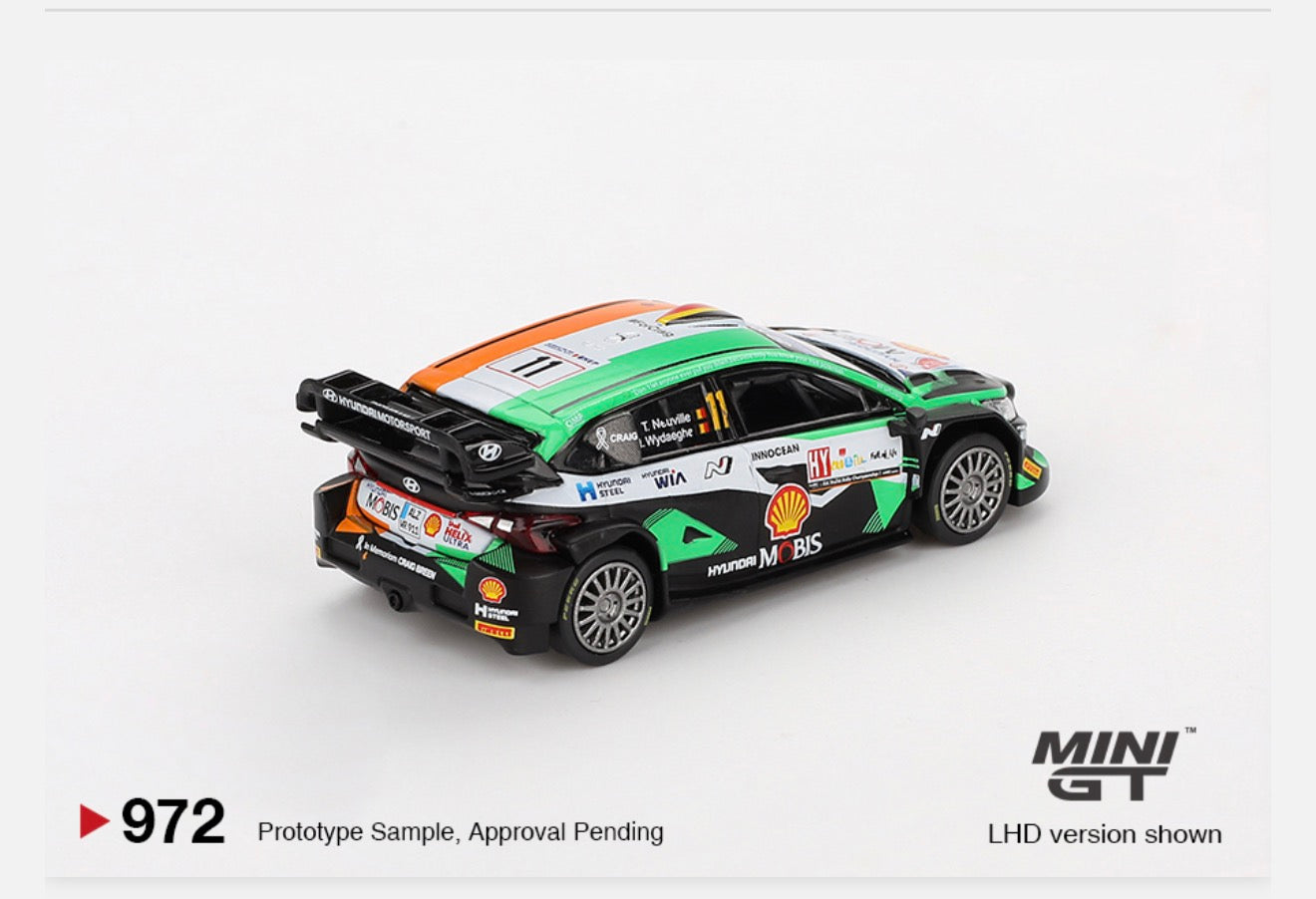 MiniGT 1:64 Hyundai i20 N Rally1 #11 2023 Rally Croatia Power Stage Winner #972