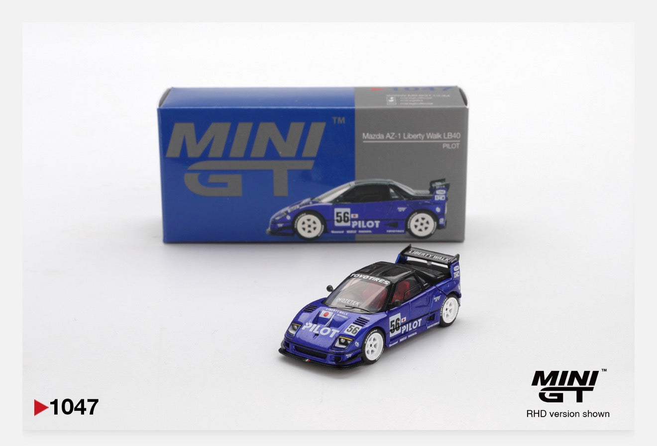 MiniGT 1:64 Mazda AZ-1 Liberty Walk LB40 PILOT #1047
