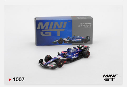 MiniGT 1:64 RB VCARB 01 #22 Yuki Tsunoda 2024 F1 2024 Bahrain GP #1007