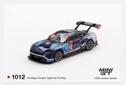 **LIMIT 1** MiniGT 1:64 Ford Mustang GT3 #65 Ford Multimatic Motorsports 2024 IMSA Daytona 24 Hrs #1012