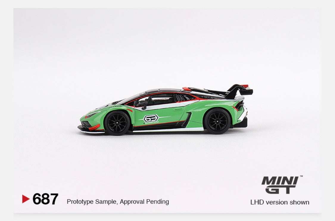 MiniGT 1:64 Lamborghini Huracán GT3 EVO2 Presentation – MiJo Exclusive #687