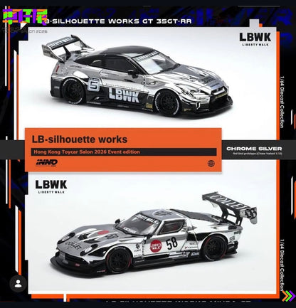 Inno64 1:64 2026 Hong Kong Toy Car Salon Exclusive Pair - LB Silhouette Works GT 35GT-RR & Miura GT