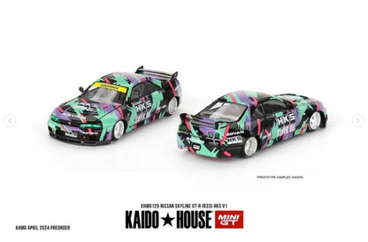 Kaido House 1:64 Nissan Skyline GT-R (R33) HKS V1
 - Regular & Chase PAIR