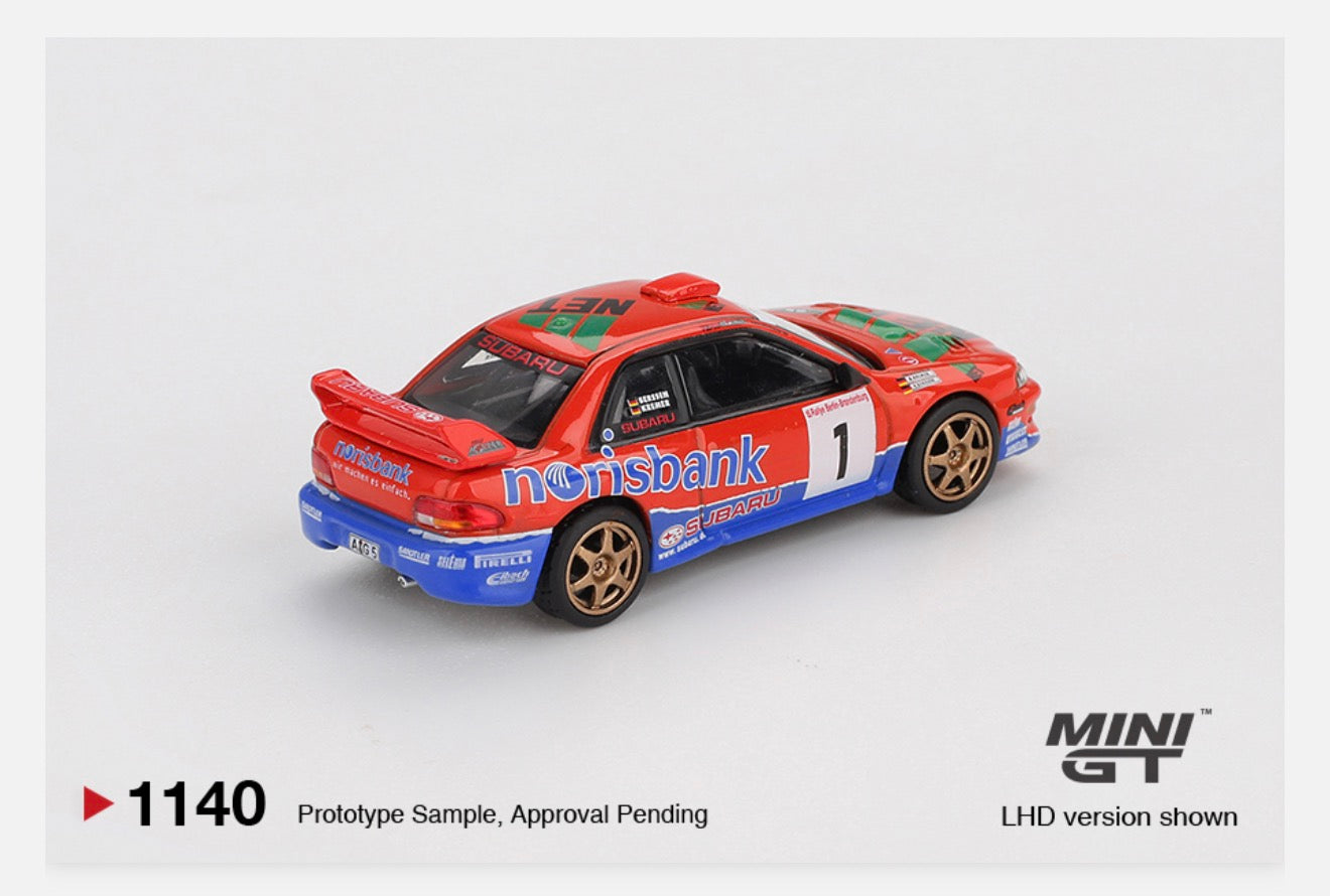 MiniGT 1:64 Subaru Impreza WRC97 #1 1999 DRM Champion #1140