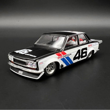 Kaido House 1:64 BLKLTD Datsun 510 Pro Street BRE510 Black Limited With 4 Pins - KHMG018