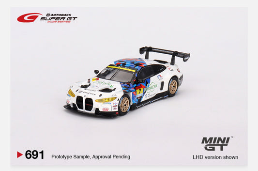 MiniGT 1:64 BMW M4 GT3 #7 Team Studie x CRS 2023 Super GT Series - Japan Exclusive #691