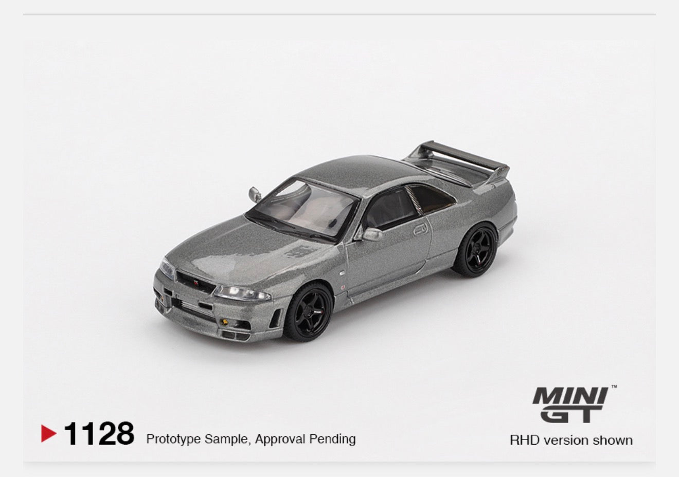 MiniGT 1:64 Nissan Skyline GT-R Dark Metal Gray (Nismo BCNR33 CRS Version) #1128
