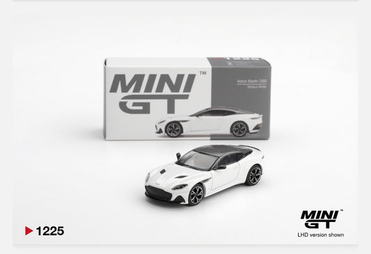 MiniGT 1:64 Aston Martin DBS - Stratus White #1225