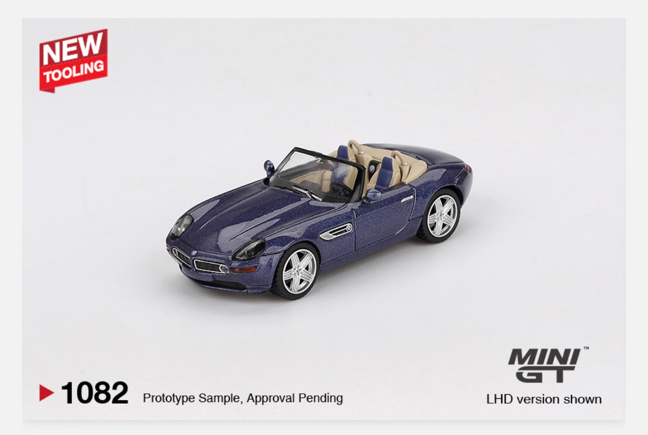 MiniGT 1:64 BMW Z8 Alpina Alpine Blue #1082