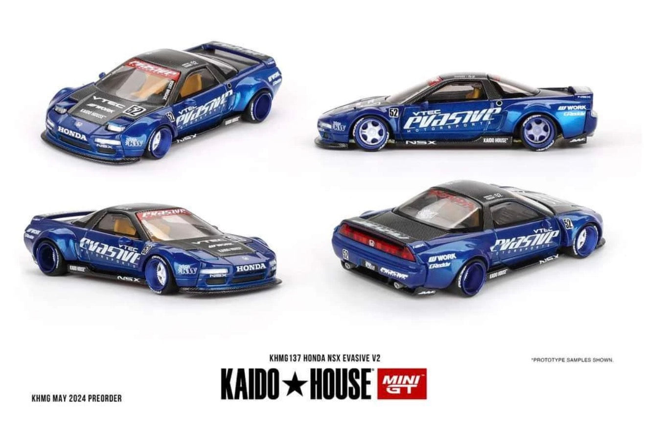 Kaido House 1:64 Honda NSX Evasive V2 - Regular & Chase PAIR