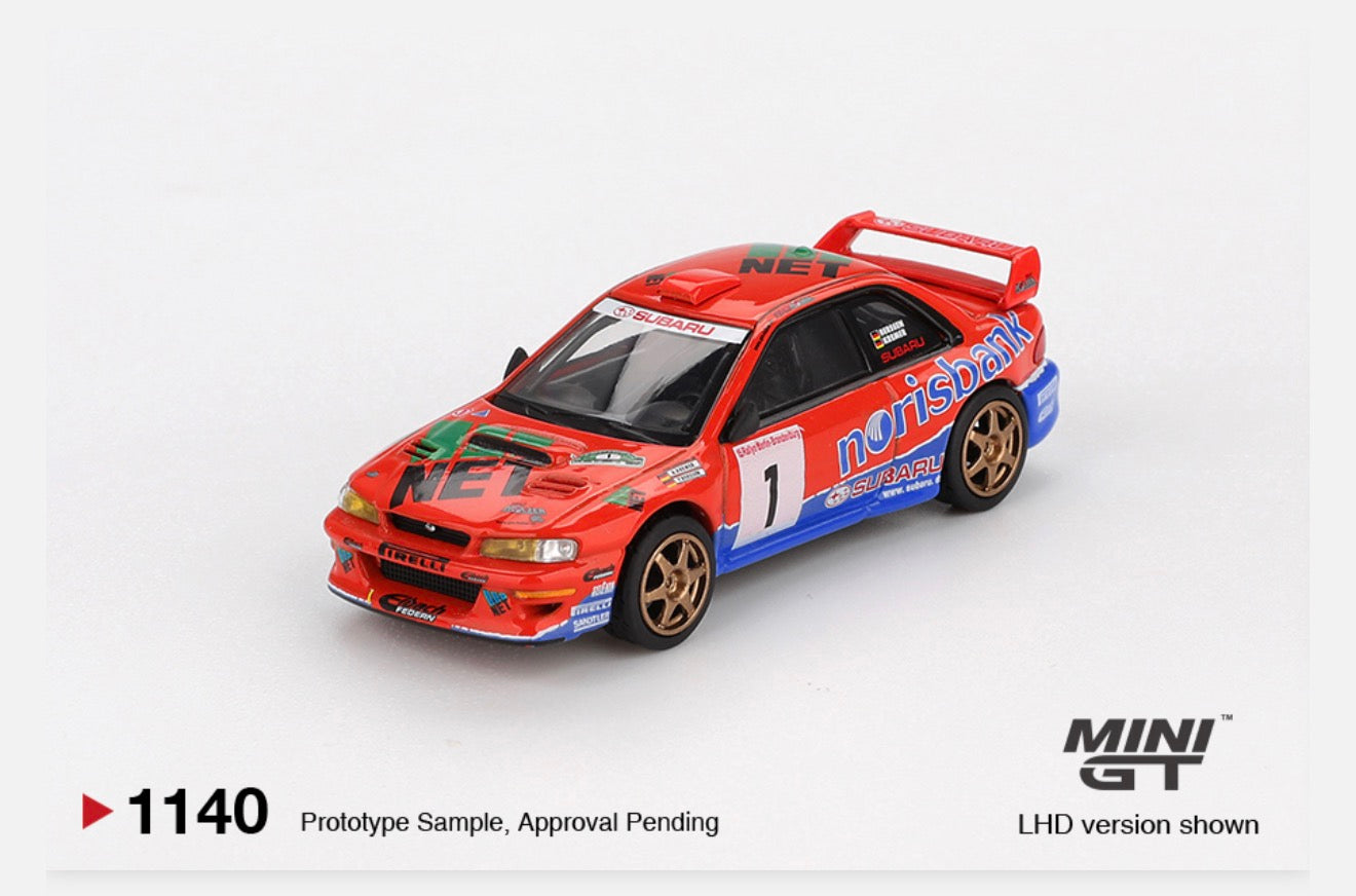 MiniGT 1:64 Subaru Impreza WRC97 #1 1999 DRM Champion #1140