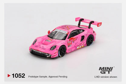 **LIMIT 2** MiniGT 1:64 Porsche 911 GT3 R #77 AO Racing 2024 IMSA Road America #1052