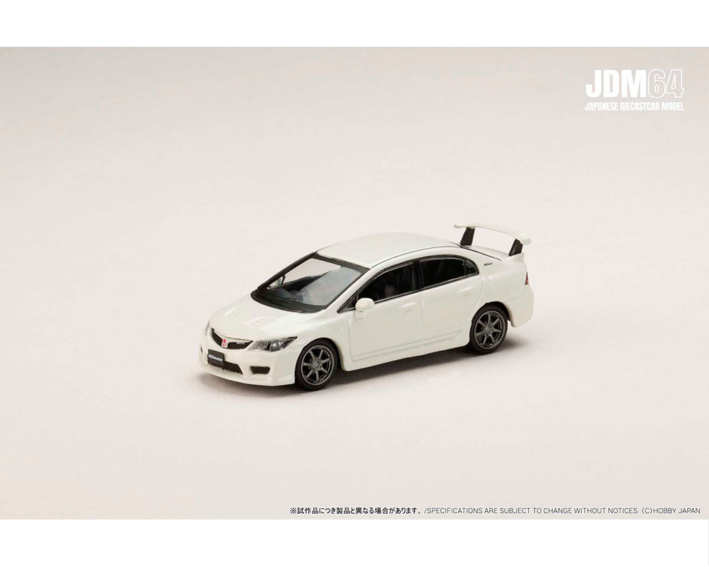 Hobby Japan 1:64 Honda Mugen Civic RR (FD2) – Championship White – MiJo Exclusive