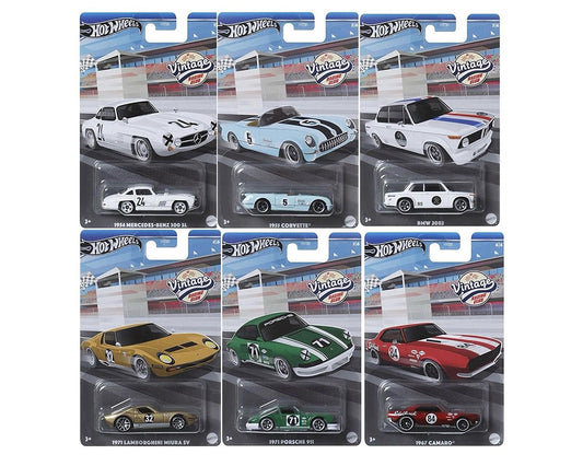 Hot Wheels 1:64 2024 Vintage Grand Prix Assortment – EMC Exclusive