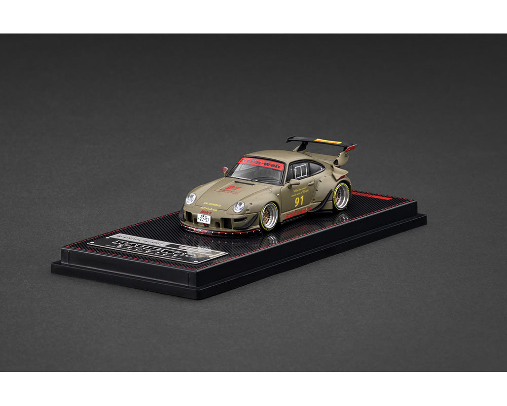 Ignition Model 1:64 Rauh-Welt Begriff RWB 993 – Matte Green