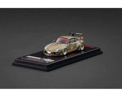 Ignition Model 1:64 Rauh-Welt Begriff RWB 993 – Matte Green