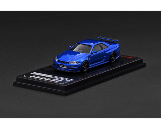 Ignition Model 1:64 Nissan Skyline GT-R (BNR34) Nismo – Blue Metallic
