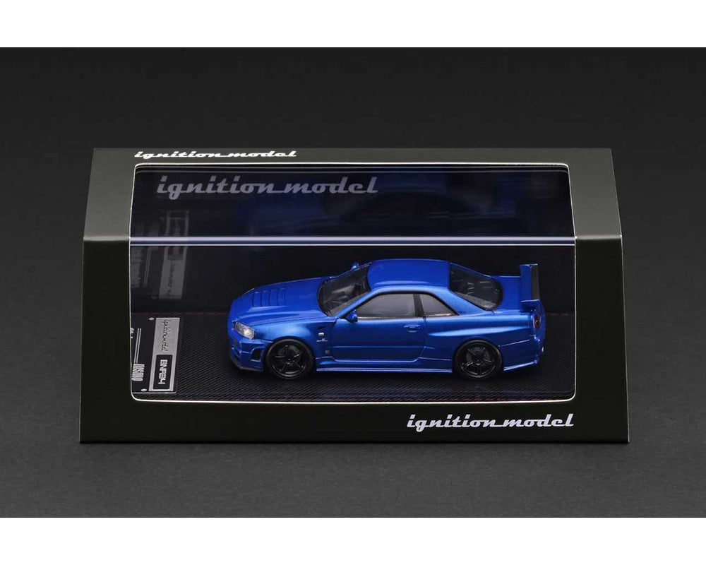 Ignition Model 1:64 Nissan Skyline GT-R (BNR34) Nismo – Blue Metallic
