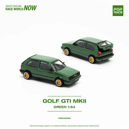 Pop Race 1:64 Golf GTI MKII - Oak Green