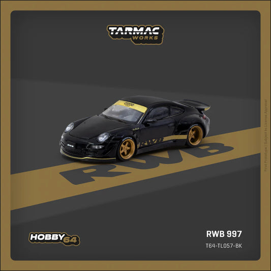 Tarmac Works 1:64 Porsche RWB 997 - Black