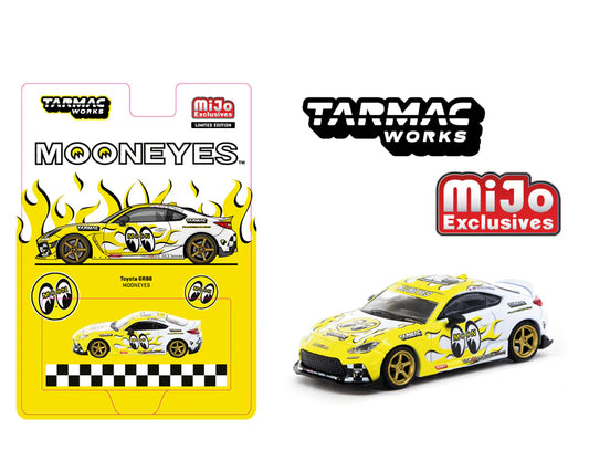 Tarmac Works 1:64 Toyota GR86 Mooneyes – Yellow – Global64 – MiJo Exclusive Limited Edition