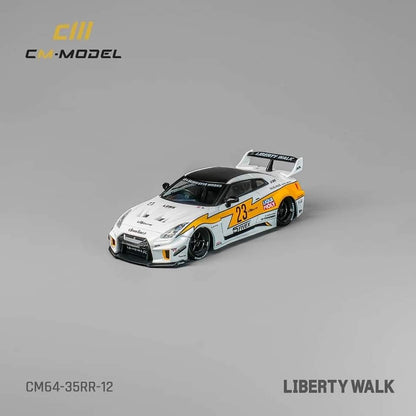 CM Model 1:64 LB Silhouette Works Nissan R35 GT-RR - White #23