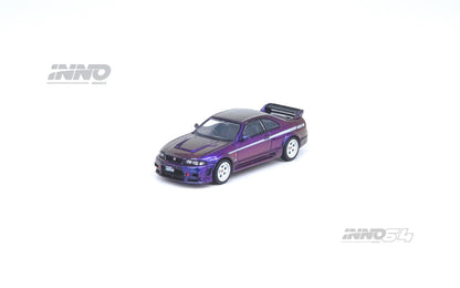 Inno64 1:64 Nissan Skyline GT-R (R33) Nismo 400R Midnight Purple II - 2023 Hong Kong ToyCar Salon Exclusive