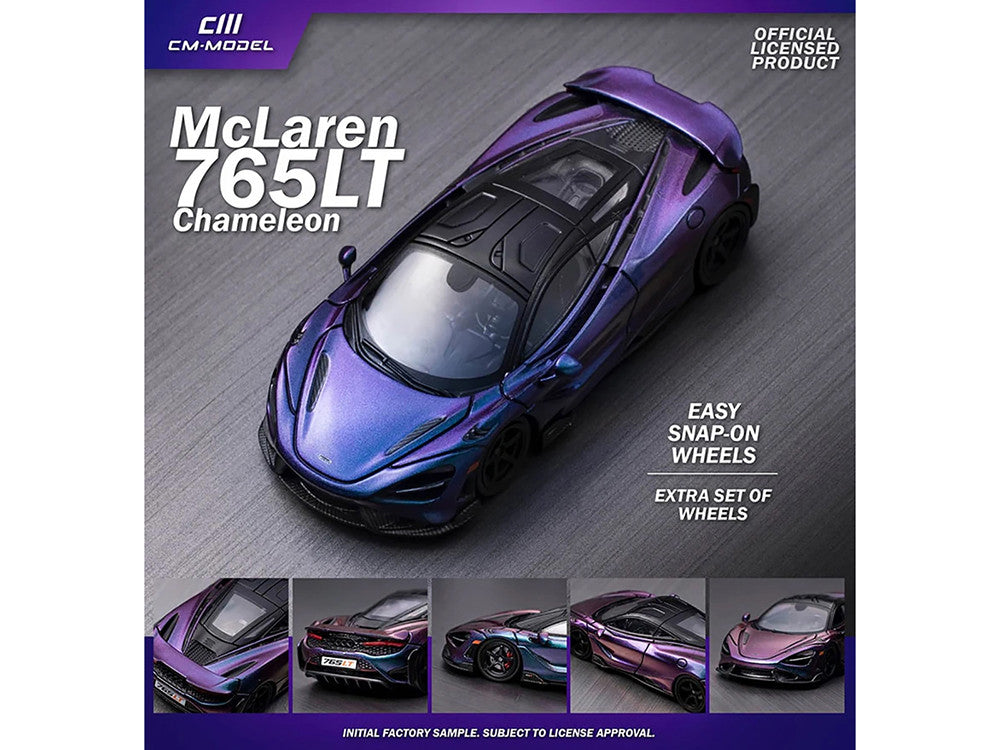 CM Model 1:64 McLaren 765LT - Cameleon Purple