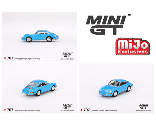 MiniGT 1:64 Porsche 901 1963 ‘Quickblau’ – Blue - MiJo Exclusive #707