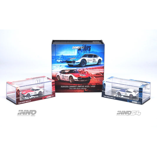 Inno64 1:64 Toyota 2000GT #23 SCCA 1968 Box Set Collection