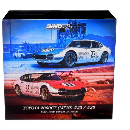 Inno64 1:64 Toyota 2000GT #23 SCCA 1968 Box Set Collection