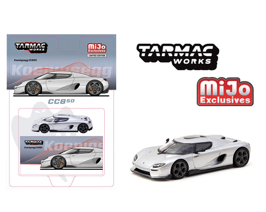 Tarmac 1:64 Koenigsegg CC850 - MiJo Exclusive - Silver