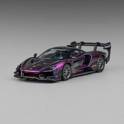 CM Model 1:64 McLaren Senna GTR Magic Purple - 2024 HK Hong Kong Toy Car Salon