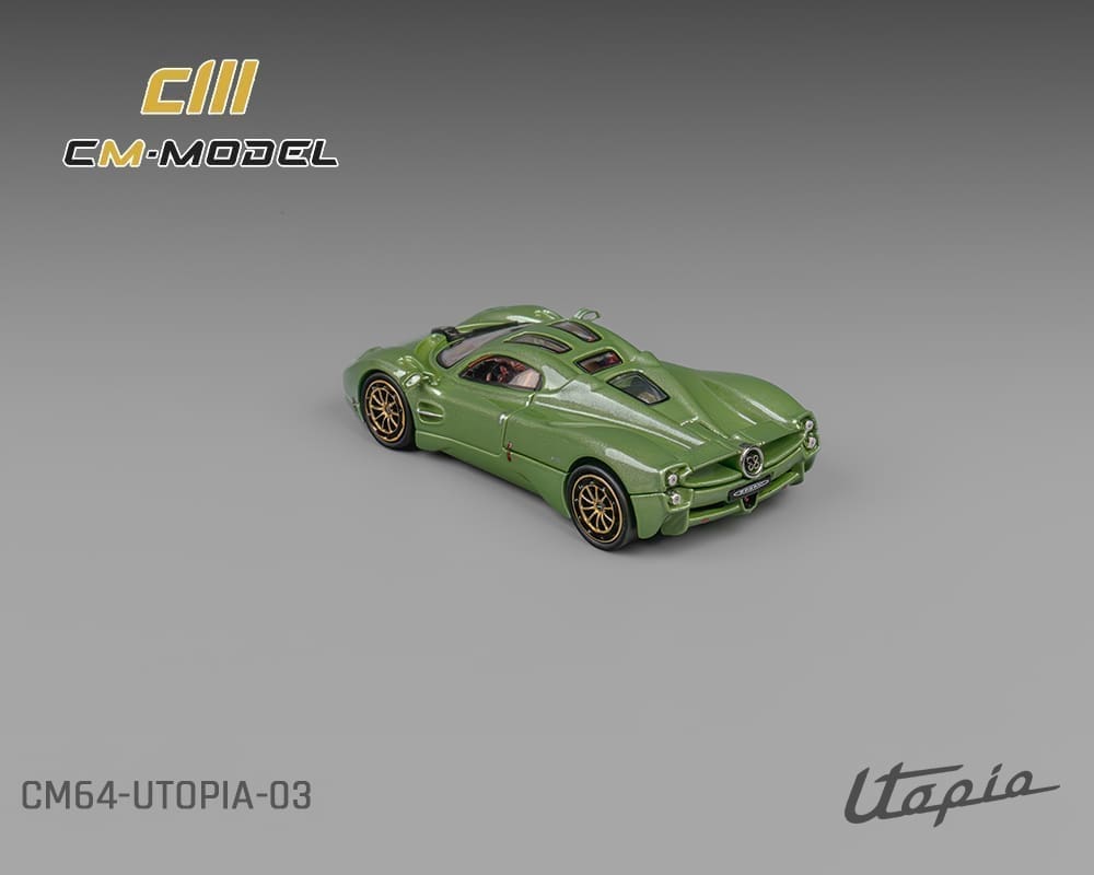 CM Model 1:64 Pagani Utopia – Metallic Green – Limited Edition