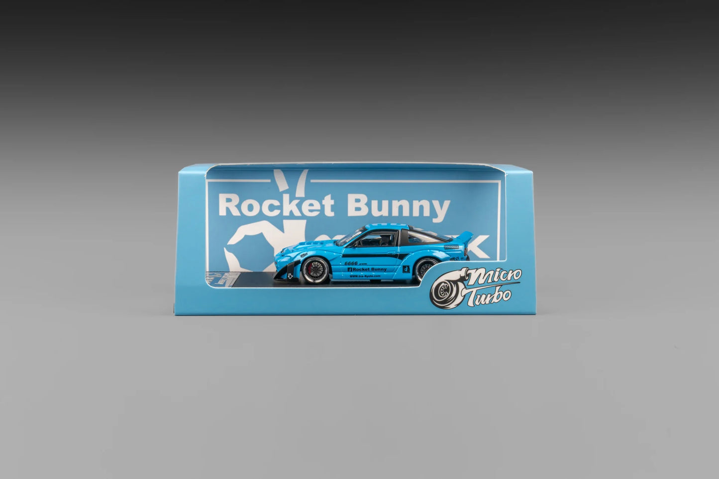 Micro Turbo 1:64 Rocket Bunny 180SX - Baby Blue