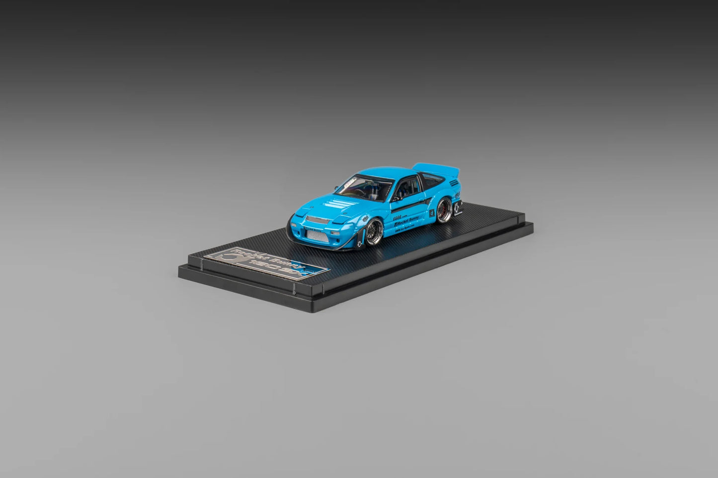 Micro Turbo 1:64 Rocket Bunny 180SX - Baby Blue