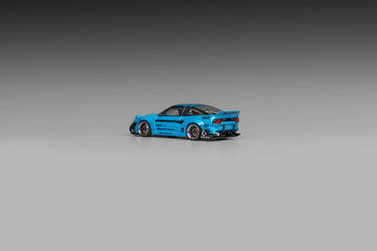 Micro Turbo 1:64 Rocket Bunny 180SX - Baby Blue