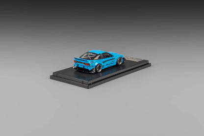 Micro Turbo 1:64 Rocket Bunny 180SX - Baby Blue